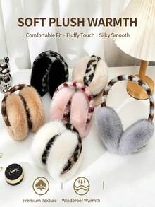 Winter Multi-Color Camouflage Warm Unisex Ear Muffs Girls Thermal Lined Cold-Proof Autumn Winter Plush Ear Muffs - Multicolor - View 1