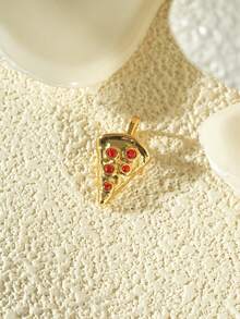 1pc Fashionable Cute Stainless Steel Pendant, Suitable For DIY Necklace, Bracelet, Earrings, Keychain, Phone Chain, Couple Gift And Jewelry Making, Ideal Choice For Jewelry Lovers And Perfect Gift For Mother's Day. - Gold - View 14