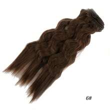 A 10-Inch Long DIY Hair Cap For BJD Doll With Fringe And Raw Headband For BJD Hair Curtain - Multicolor - View 16