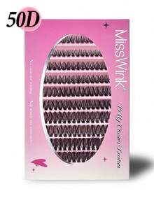 Dense Curly Soft Natural Synthetic Eyelash Extensions, Fluffy 3D Effect Lashes, Suitable For Light Makeup/Heavy Makeup, Daily Wear, Events And Other Occasions. Eyelash Clusters, Eyelash Clusters, Single Eyelashes, False Eyelashes, False Eyelashes - View 6