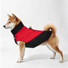 Medium Dog Warm Jacket Coat, Dog Clothing Vest, Dog High Collar Vest - Multicolor - View 14
