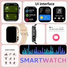 Jam Tangan Pintar Olahraga Layar Sentuh Penuh 2,01 Inci HOT, Jam Tangan Pintar Outdoor Unisex, Mendukung Panggilan Nirkabel/Notifikasi Pesan/Berbagai Mode Olahraga, Fungsi Menjawab/Memanggil Multifungsi, Pengambilan Foto Jarak Jauh/Pemutaran Musik LED - View 2