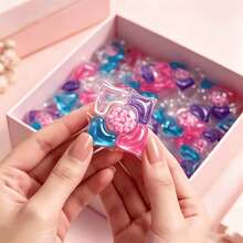 60pcs/Bucket 5-In-1 Laundry Capsules, Laundry Beads, 5-In-1 Deep Cleaning, Long-Lasting Fragrance, Softening & Fabric Care, Color Locking & Fixing, Suitable For Home, Dorm, Rental, Hotel And Daily Laundry Use For The Whole Family. - Liquid - View 4