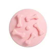 1pc Silicone Slow Feeder Insert For Dogs & Cats, Bone Pattern Pet Slow Eating Mat, Multi-Color Feeding Accessory - Multicolor - View 8