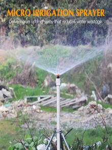 3-Color Rotating Garden Sprinkler, 360° Adjustable Rotating Water Nozzle, Suitable For Lawn, Yard And Plant Irrigation - Multiple Styles - View 5