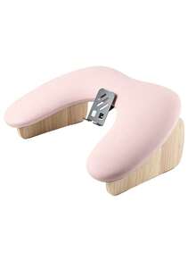 Nail Art Arm Support Pillow With 360° Rotating Stand, Nail Art Hand Pillow With Foldable Wooden Legs, Dual Hand Nail Art Table, Suitable For Home And Salon Use - Multicolor - View 7