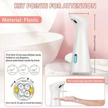 Battery Powered Automatic Hand Sanitizer Machine With Non-Contact Infrared Sensing Liquid Soap Dispenser Wall Mounted Design Suitable For Bathrooms, Kitchens, Hotels, Offices - View 4