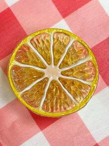 1pc INS Fruit Orange Fig Kiwi Watermelon Tomato Acrylic Resin Phone Stand Desktop Foldable Portable Airbag Phone Holder Compatible With Android & Apple 11 Pro Max/12 Pro Max/13 Pro Max/14 Pro Max/15 Pro Max/16 Pro Max/17 Pro Max/18 Pro Max - Multicolor - View 4