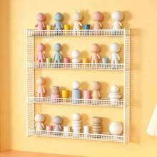 No-Drill Wall-Mounted Storage Rack, Iron Multi-Layer Wall Display Shelf For Figurines And Models, Wall Organizer - View 3
