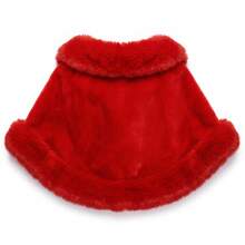 Women's Faux Fur Shawl, Suitable For Evening Gown, Faux Fur Short Cape Scarf, Suitable For Wedding_Party_Performance - Multicolor - View 10