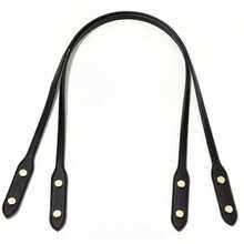 3pcs Synthetic Leather Shoulder Strap + 26cm Bag Bottom - Straight Rivet Design, Suitable For Handmade Crafts And Bag Repair Replacement, Such As Woven Bags, Shoulder Bags And Other Wallet Straps, DIY Wallet Making Optional Random Color Set, Handmade Bag Accessories, Wallet Making Materials - Multicolor - View 13