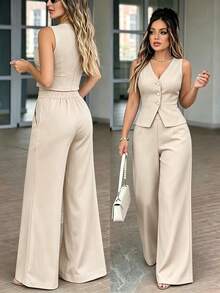 Women Suit Sets - White - View 1
