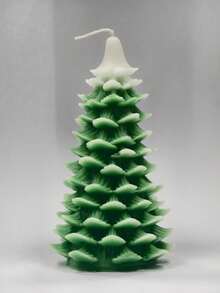 1pc Creative Christmas Tree Shaped Scented Candle, Christmas Decoration, Holiday Decor Gift, Suitable As Christmas Gift For Family And Friends - Multiple Styles - View 11