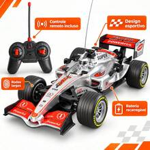 Carrinho de Controle Remoto Sem fio Recarregável Competição Super Vortex - Multicolorido - Visão 4