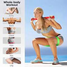 1/5pcs TPE Elastic Bands, Thickened Yoga Resistance Bands, Rubber Strength Training Butt Lift Loops - Multicolor - View 4