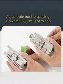 1pc Effortless Can Opener With Non-Slip Adjustable Design, Multi-Function Bottle Opener, Easily Open Cans And Bottle Caps, Suitable For Kitchen, Bathroom And Restaurant, Kitchen Essential, Bottle Opener, Holiday Gift Recommendation For Mother's Day, Father's Day, Christmas, Halloween - Multicolor - View 10