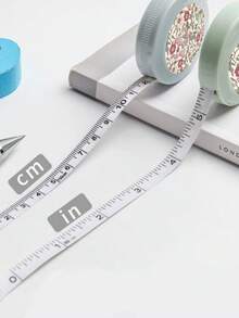 150cm/60 Inch Dual Scale Cozy Handmade Tool Retractable Tape Measure,Mini Portable Soft Ruler, Home Body Measuring Tape For Tailoring Sewing Office Home Study Use,Printed With Floral Patterns,For Sewing,Manual Diy,Gift For Handicraft Enthusiasts - A - View 5