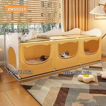 Large Semi-Enclosed Cat Bed, All-Season, Secure Design - Multicolor - View 8