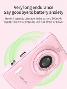 W&O Mini HD Digital Camera For Students, Photo & Video Recording, MP3 Music Player, Includes 32G Memory Card, Suitable For Recording Life And Travel VLOGs, Student Gift, Gift For Boyfriend/Girlfriend - View 7