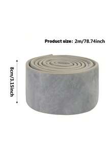 Self-Adhesive Rubber Wall Skirting Decorative Strip, Modern 3D Baseboard Wallpaper Sticker, Glossy, Washable, Waterproof, Suitable For Home Decor - No Electricity Required, Marble Print Baseboard, Kick Plate, Waistline Sticker, Conceal Ugly Wall Corners, Thickened Anti-Collision Edge Guard Sticker - Marble Pattern - View 8