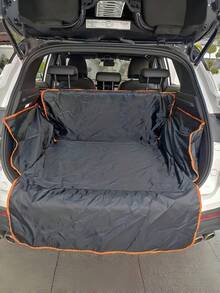 1PC Waterproof Car Trunk Protector Mat, Universal Pet Seat Cover, Durable Anti-Scratch Waterproof Pet Supplies, Suitable For Luxury Cars, Family Cars, SUVs, Pickups And Trucks - Black - View 9