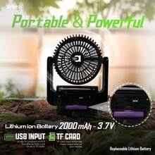 Tower Fans - Black - View 1