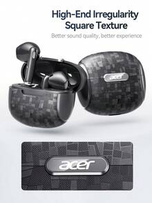 Acer OHR801 Wireless Earbuds With Semi-In-Ear Design, Comfortable Fit, Bluetooth 6.0 Chip, 13mm Large Diaphragm, High-Fidelity Sound Quality, Touch Control Support, And 180mAh Portable Charging Case - View 9
