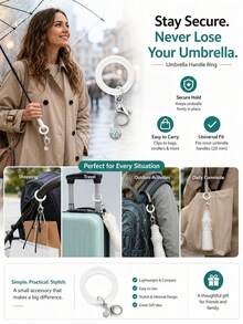 1/10/20pcs 2-In-1 Silicone Decorative Hanging Ring With Metal Lobster Clasp, Umbrella Handle Charm Clip, Water Bottle Bag Name Tag Keychain, Multi-Functional DIY Connector Ring Accessories - Multicolor - View 3