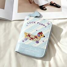 New Dachshund Accordion Card Holder, Dopamine Style Large Capacity Women's Wallet, Korean Minimalist Card Holder - Multicolor - View 3