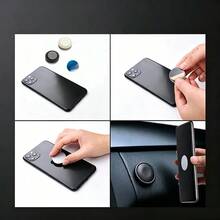 1PC 360° Rotating Magnetic Phone Holder Leather Phone Stand Multi-Function Bracket Can Fix Your Phone Anywhere - Style a - View 4
