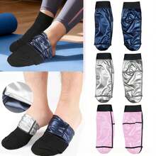 2pcs New Unisex Outdoor Sports Gloves, Sauna Hand Protection, Moisturizing Training, Anti-Dryness Anti-Cracking Anti-Black Sweat, Daily Hand And Foot Care - Multicolor - View 4
