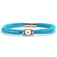 diffone Fashion Handmade 3mm Milan Rope Bracelet Charms Evil Eye Men Bracelet For Men Cool Jewelry - Evil Eye Bracelet - View 11