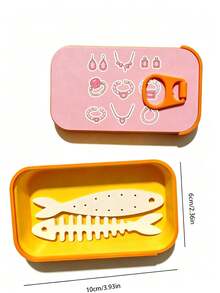Cute Aesthetic Jewelry Stickers Mini Jewelry Storage Box, With Fishbone Divider And Snap Seal, Portable Jewelry Box For Earrings, Rings, Necklaces, Suitable For Commuting, Short Trips, Desktop Vanity, Ideal For Jewelry Lovers, Portable Earring Box, Mini Jewelry Organizer, Portable Ring Storage Box, Cartoon Jewelry Box, Travel Small Jewelry Storage Box - Multicolor - View 11