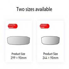 Car Wide View Auxiliary Mirror Reflective Rearview Mirror Frameless ...