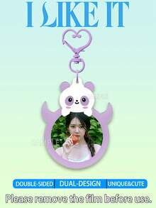 Baby-Monster Keychain, I Like It Keychain, MONSTIEZ Merch Goods, AHYEON, RORA, RUKA, CHIQUITA, ASA, PHARITA, Double-Sided Laminated Cartoon Keychain, Bag Pendant, Car Pendant, Birthday Gift, Party Favor - A - View 15