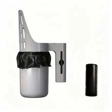 Set Includes 1 Large Capacity Cat Litter Scoop And 1 Dedicated Trash Bag. Ergonomic Long Handle For Contactless Cleaning, Thickened Plastic Material Is Durable And Easy To Rinse. Suitable For Indoor Cat Cages And Temporary Cat Shelters - Multicolor - View 7