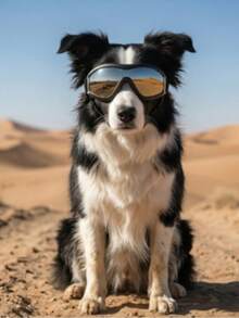 1pc S/M Size Outdoor Pet Sunglasses High-End Cool UV Protection Sunglasses Cat Dog Goggles Suitable For Small And Medium-Sized Dogs Multi-Color Options Multi-Functional Windproof Pet Goggles With Adjustable Strap For Cycling-Driving-Swimming-Hiking-Suitable For All Dog Breeds - Multicolor - View 4
