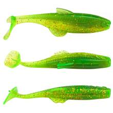 PRO BEROS PROBEROS 15/38入 條紋槳尾軟餌,亮片PVC鯧魚造型軟餌,適用於鱸魚、鱒魚釣魚的人工魚餌 - 1.2g/5.8cm(38入) - 查看 5