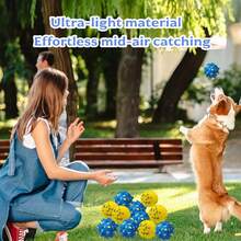 Nicbeybole 2 Packs ETPU Popcorn Dog Chew Ball, Durable Floating Toy For Aggressive Chewers, Small Medium Dogs - Multicolor - View 7