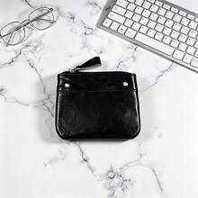2026 New European & American Retro Short Wallet, Unisex Portable Card & Coin Purse - Multicolor - View 5