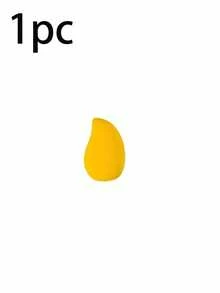 1/3/6pcs Mango Shaped High Rebound Makeup Sponge, Soft And Skin-Friendly, Creates Flawless Base Makeup, Suitable For Liquid Foundation And Loose Powder, Dry And Wet Use, Travel Essential - Multicolor - View 9
