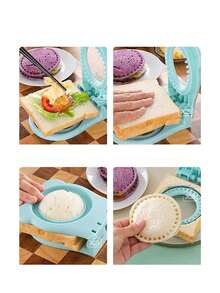 Full Hand Guard Round Sandwich Cutter Sealing Pocket Sandwich Mold DIY Sandwich Baking Tool Spring Assisted Sandwich Cutter 1pc - View 2