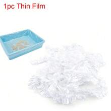 60pcs/1PC Disposable Plastic Cage Liners - Small Animal Leakproof Toilet Film, Transparent Rabbit Cage Leakproof Toilet Film, Small Pet Tray Liner, Pig Cage And Bird Cage Tray Liner - View 9