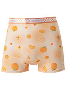 5pcs High Waist Plus Size Panties, Comfortable Fashion Design, Solid Color & Printed Pattern, Breathable Fabric, Anti-Slip Fit - Multicolor - View 5