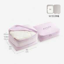 Multi-Compartment Travel Clothing Storage Bag Large Capacity Luggage Packing Organizer Cube Breathable Mesh Visible Clothes Divider Bag, Packing Cubes - Multicolor - View 17
