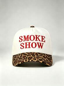 1pc Two Tone Men's Hats SMOKE SHOW Embroidered Baseball Cap Adjustable Design Perfect For Outdoor Activities Hiking Sun Protection And Everyday Wear - Multicolor - View 11
