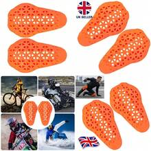 Knee Thigh Elbow Protection Pads Motorbike Jacket Insert Armour Guard For Motor - A - View 2