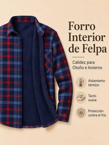 Men Outdoor Shirts - Red - View 3