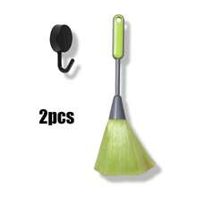 This 2-Piece Set Includes A Microfiber Washable Dust Brush And An Electrostatic Feather Duster, Suitable For Books, Screens, Sofas, Cars, And Furniture. It Attracts Dust Like A Magnet. - A - View 12