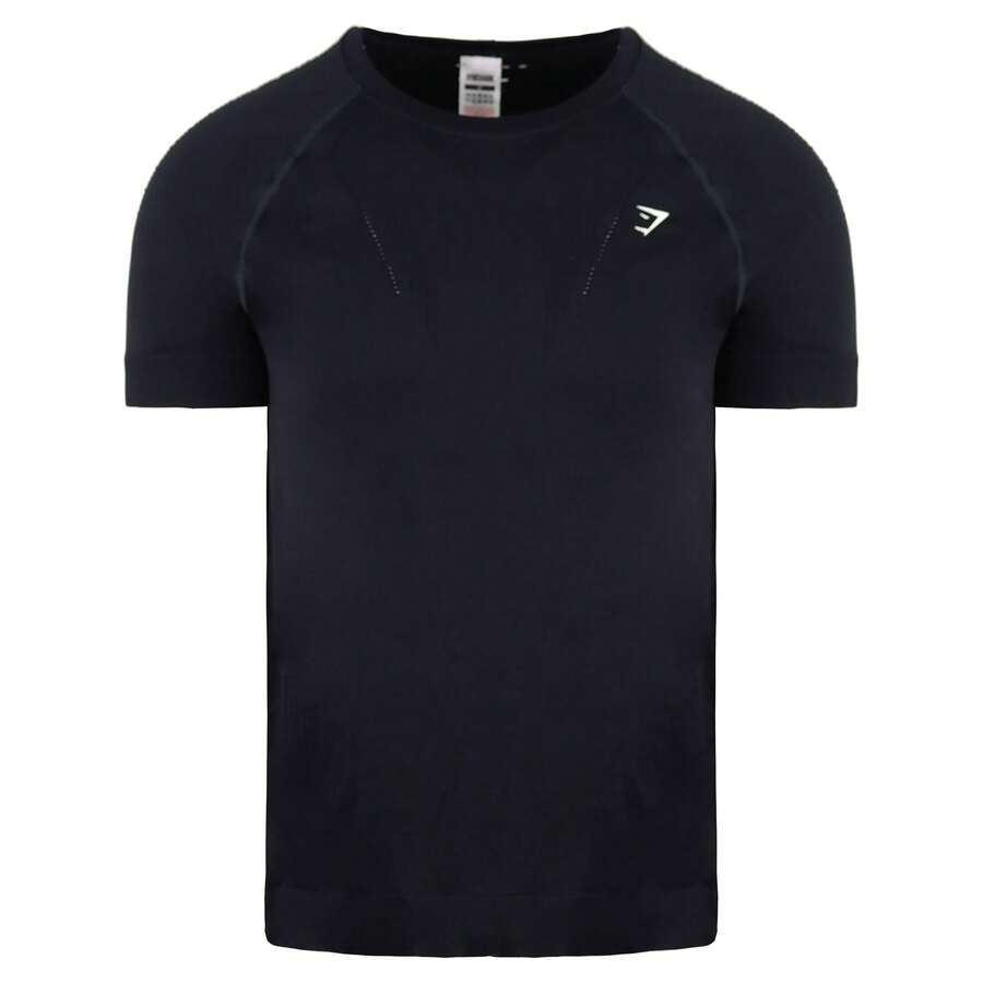 Gymshark Energy+ Womens Black T-Shirt - Black - View 1
